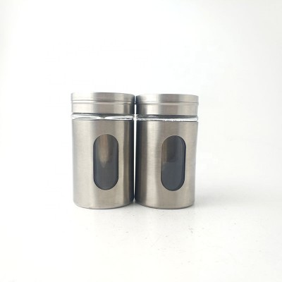 Salt and Pepper Shakers with Adjustable Holes