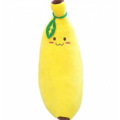 Plush Banana Pillows Stuffed Super Soft Hugging Toys Fruit Design Decoration Gifts